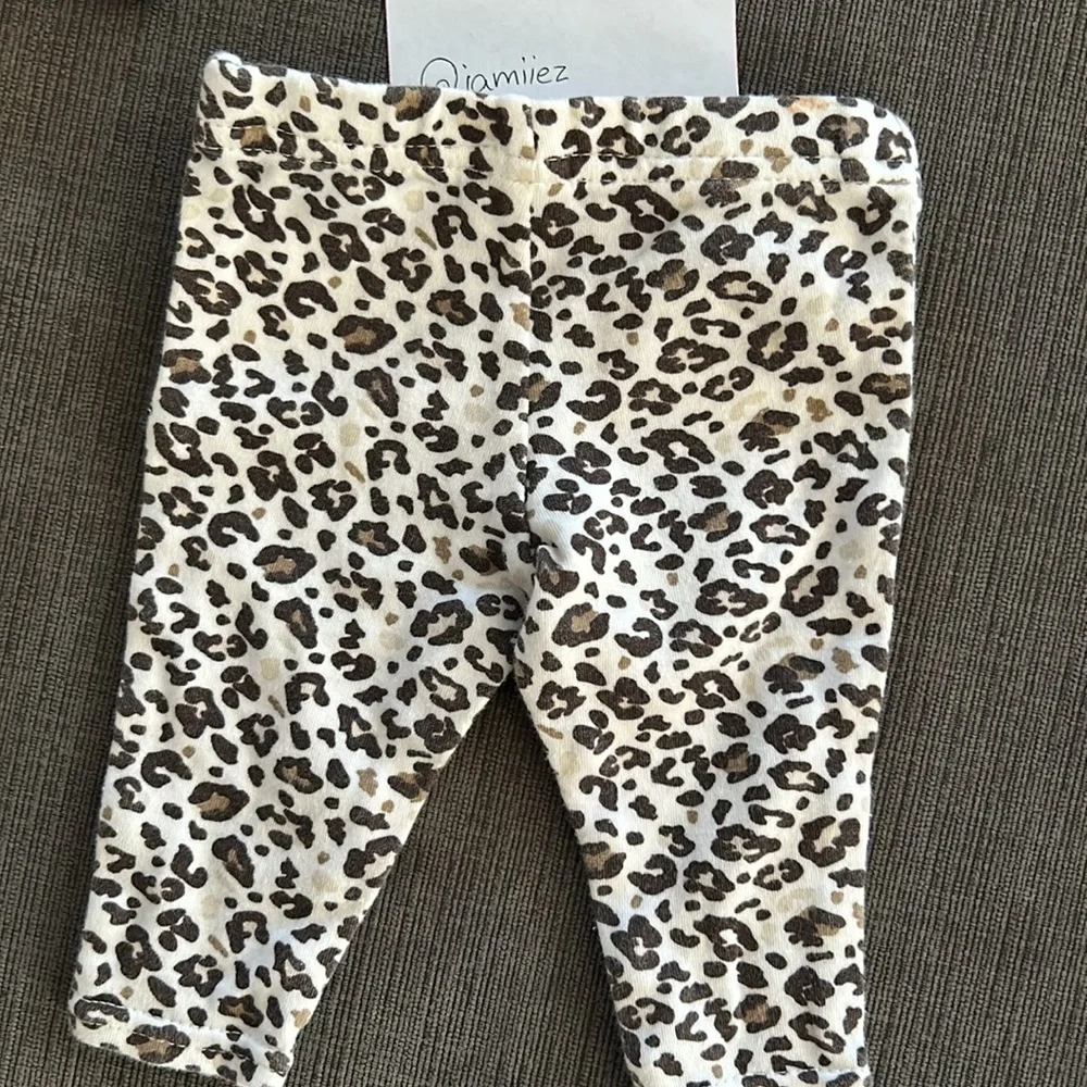 5/$20 Baby Girl Animal Print pants NEWBORN